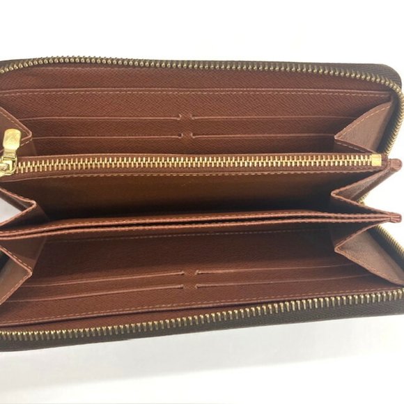 LOUIS VUITTON Monogram Zippy Wallet Round Zipper Long M60017 Men's Women's - Picture 8 of 10